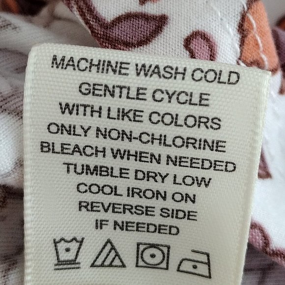 Super Soft Boho Floral Top Crochet Back Button Details Stretchy 2X & 3X Plus NEW - Picture 6 of 8